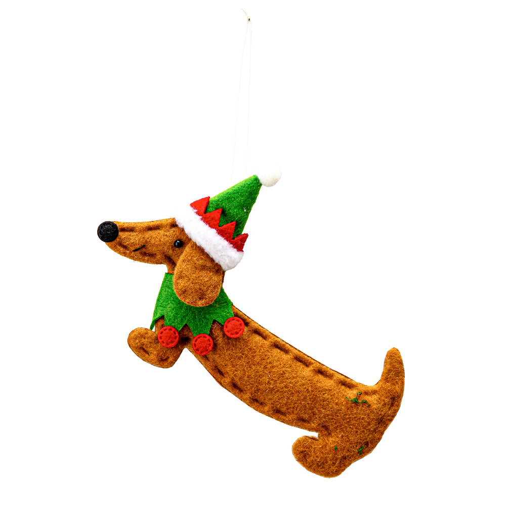 Dachshund ornament - Elf