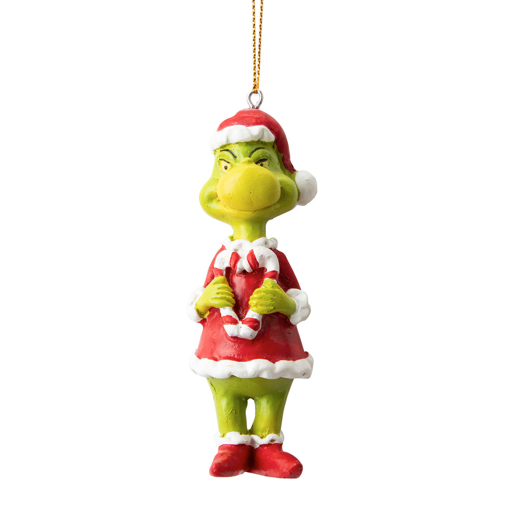 Ornament - Grinch with Candy Canes
