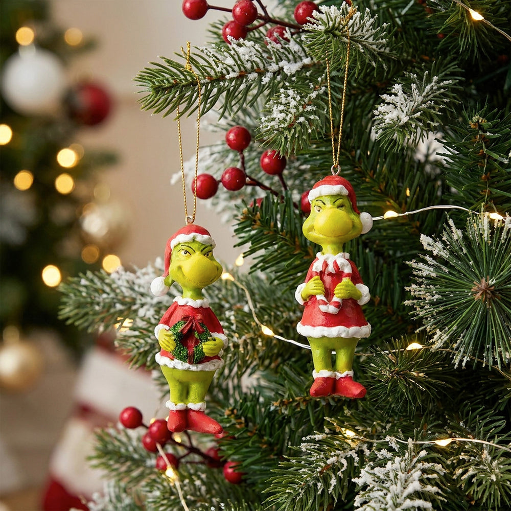 Ornament - Grinch with Candy Canes