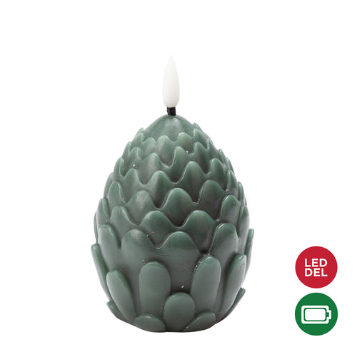 Pilier LED pomme de pin - Vert