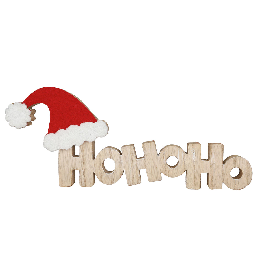 Plaque décorative « Ho Ho Ho »