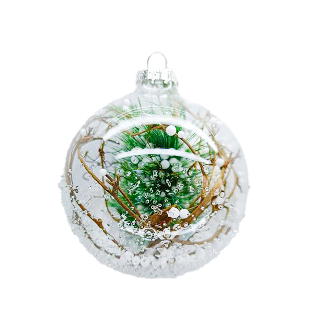 Christmas bauble - Pine & frost