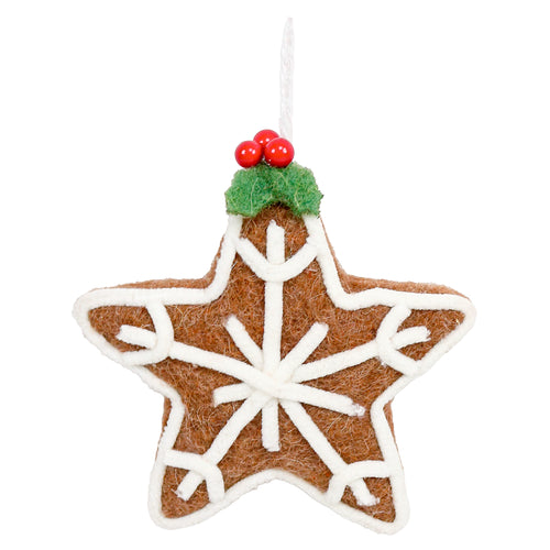 Ornament - Gingerbread star