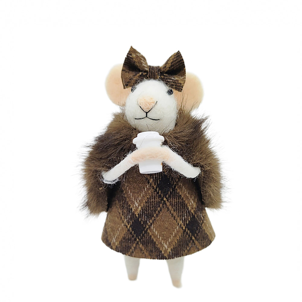 Ornament - Mouse with Fur Coat