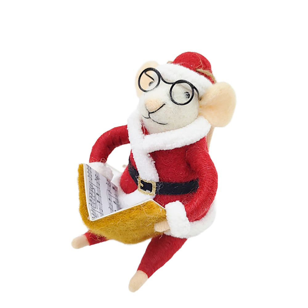 Ornament - Santa Mouse