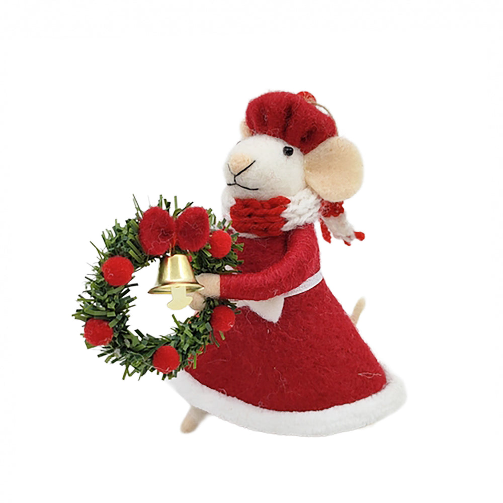 Ornement - Souris Mère-Noël