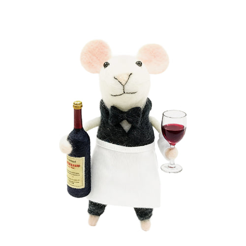 Ornament - Mouse with kitchen apron