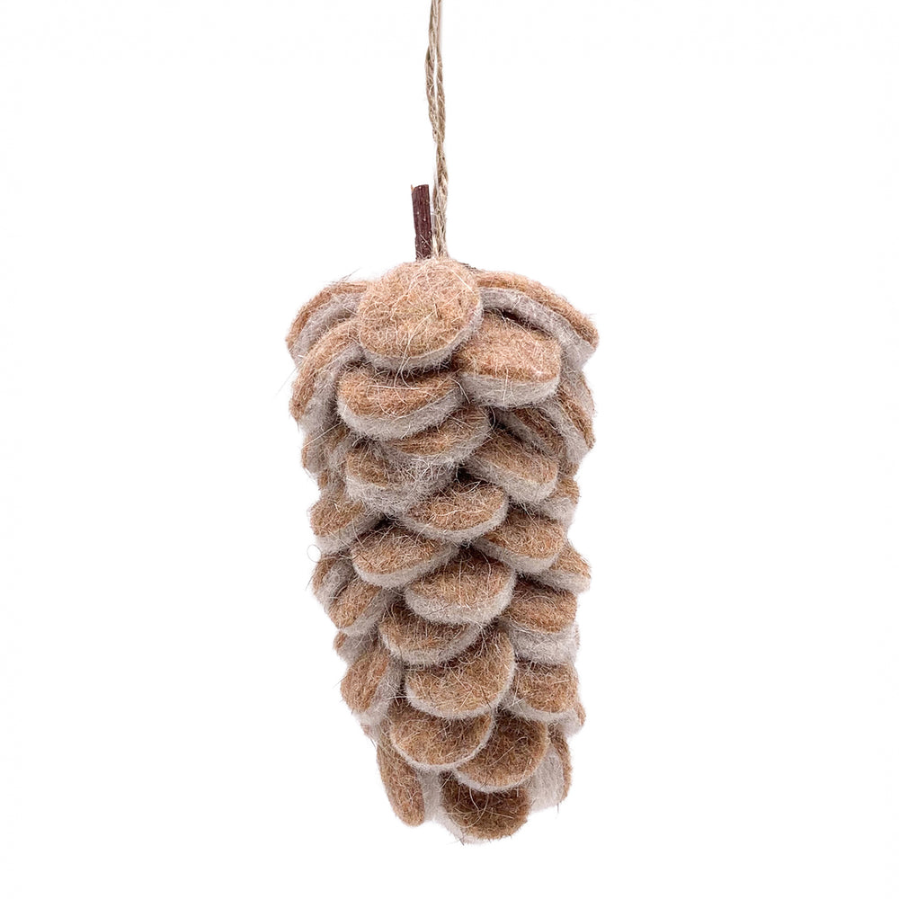 Ornament - Snowy Pinecone