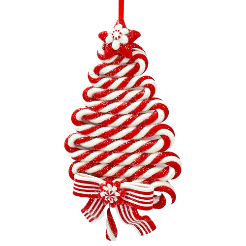 Ornement sapin de Noël - Canne de bonbons