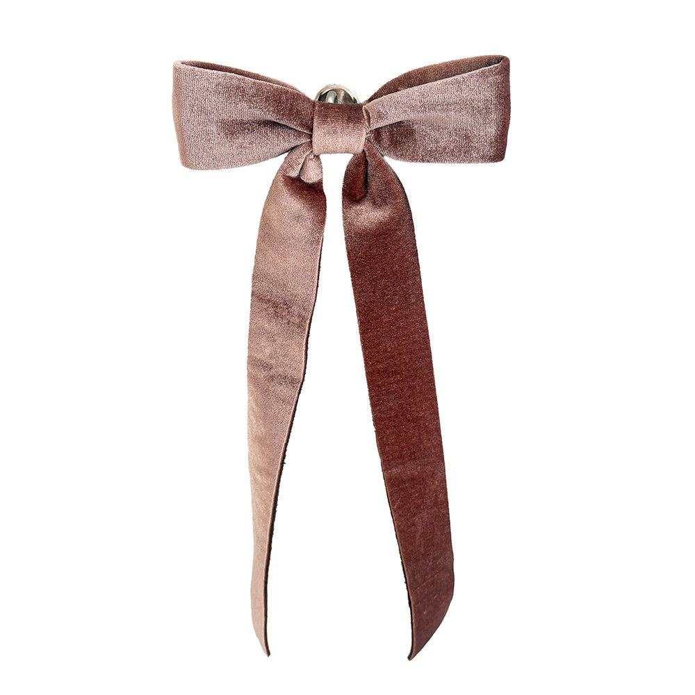 Boucle en velours brune