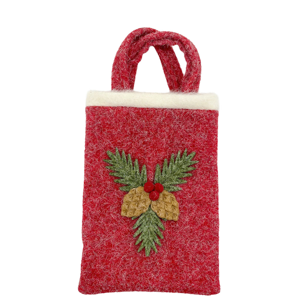 Sac de transport rouge avec cocottes