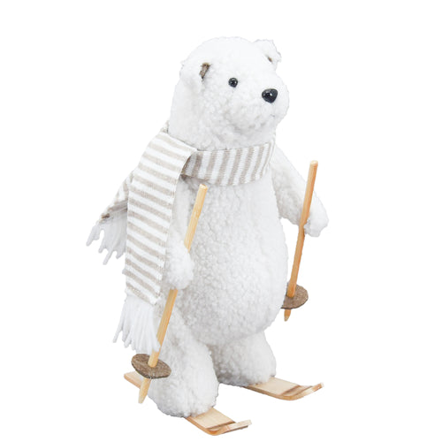 Figurine en peluche - Ours en ski