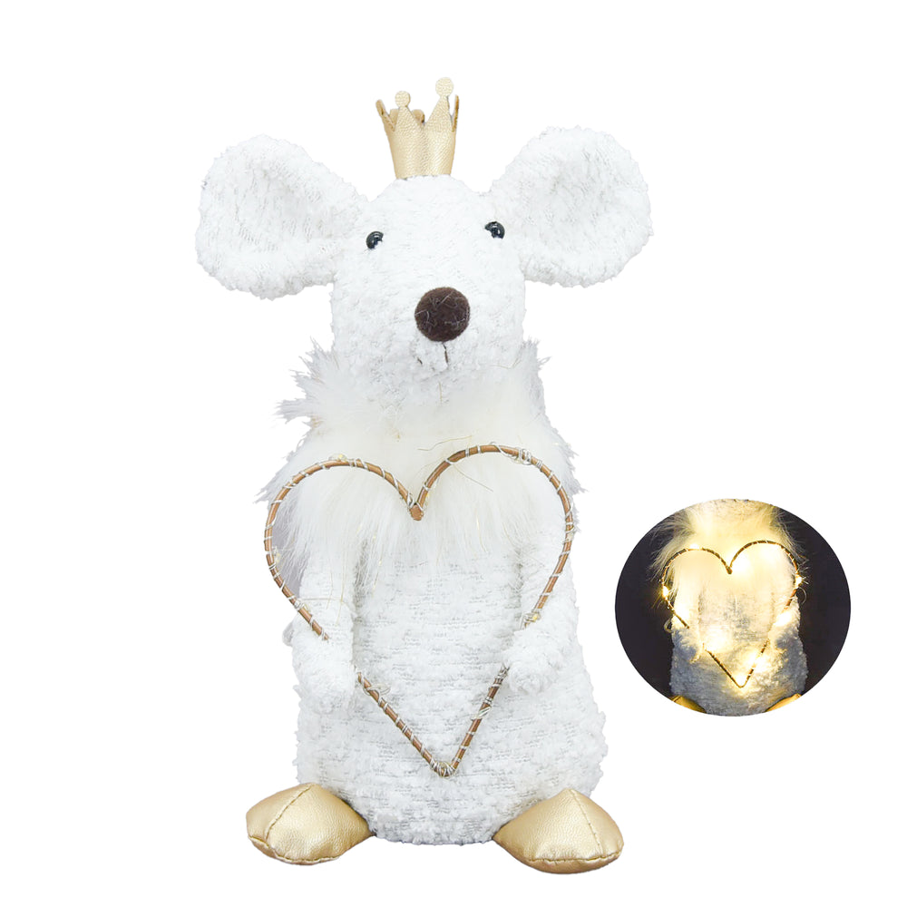 Illuminated plush figurine - His Majesty Mouse