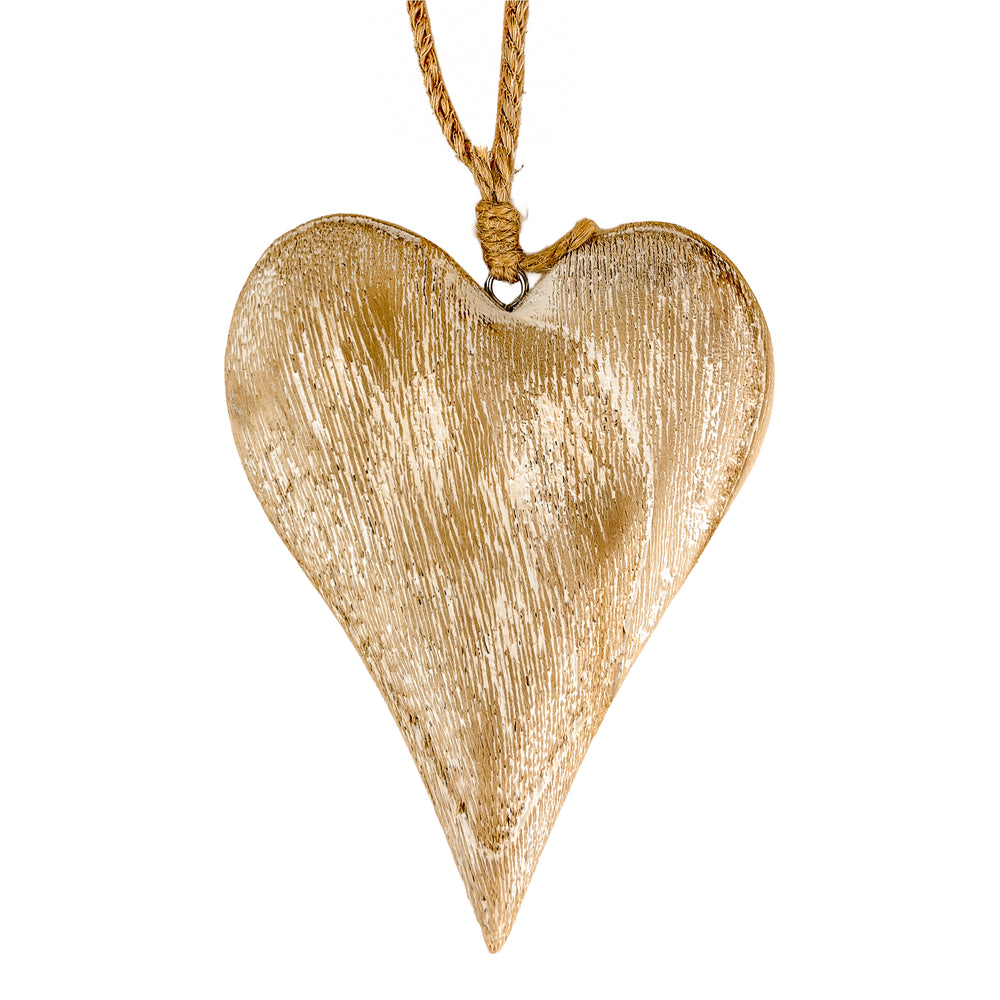 Coeur en bois décoratif - Petit