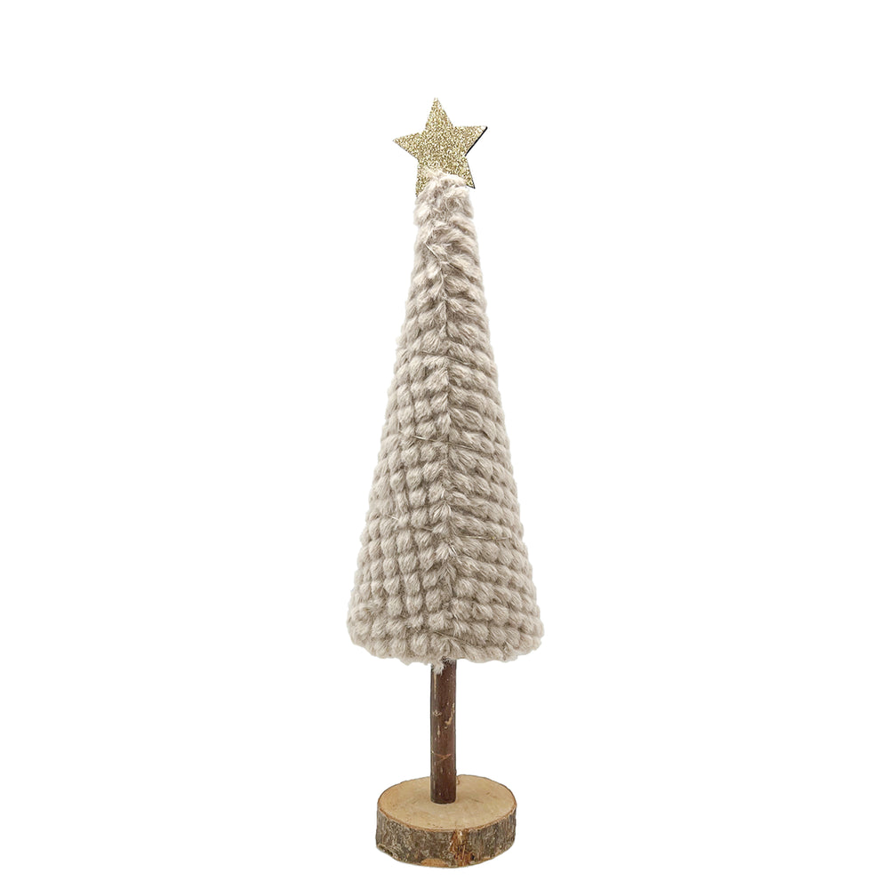 Illuminated golden plush tree - Small