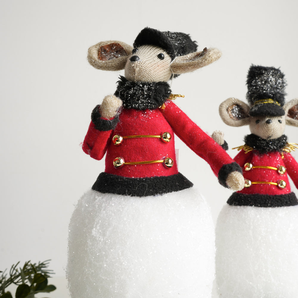 Souris décorative - Soldat de Noël