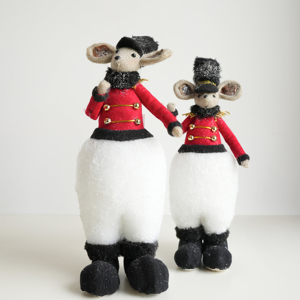 Souris décorative - Soldat de Noël