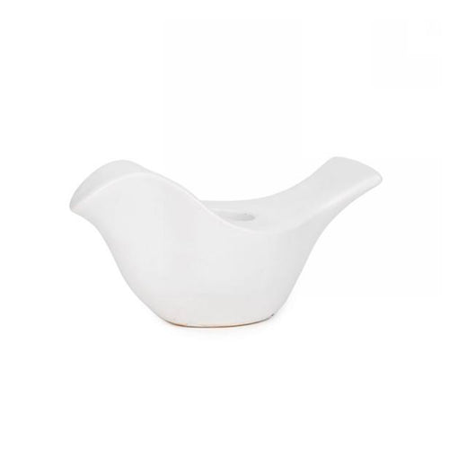 Porte-lampion - Oiseau blanc