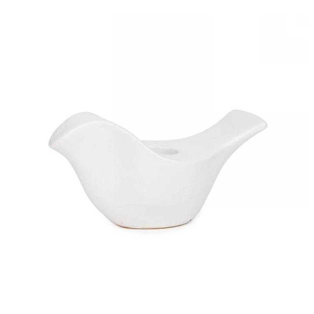 Porte-lampion - Oiseau blanc