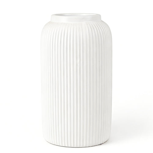 Grand vase blanc - Ripple