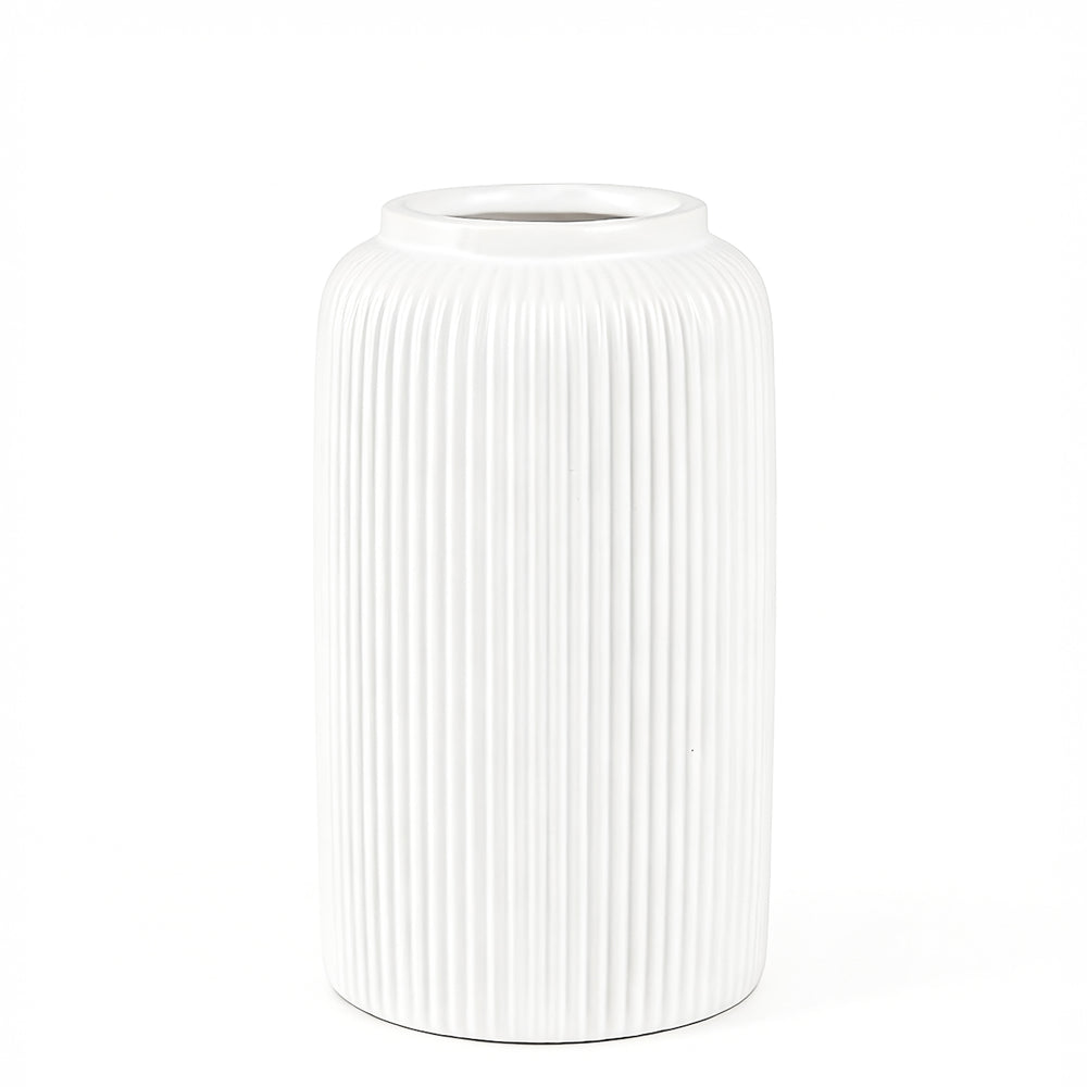 Petit vase blanc - Ripple