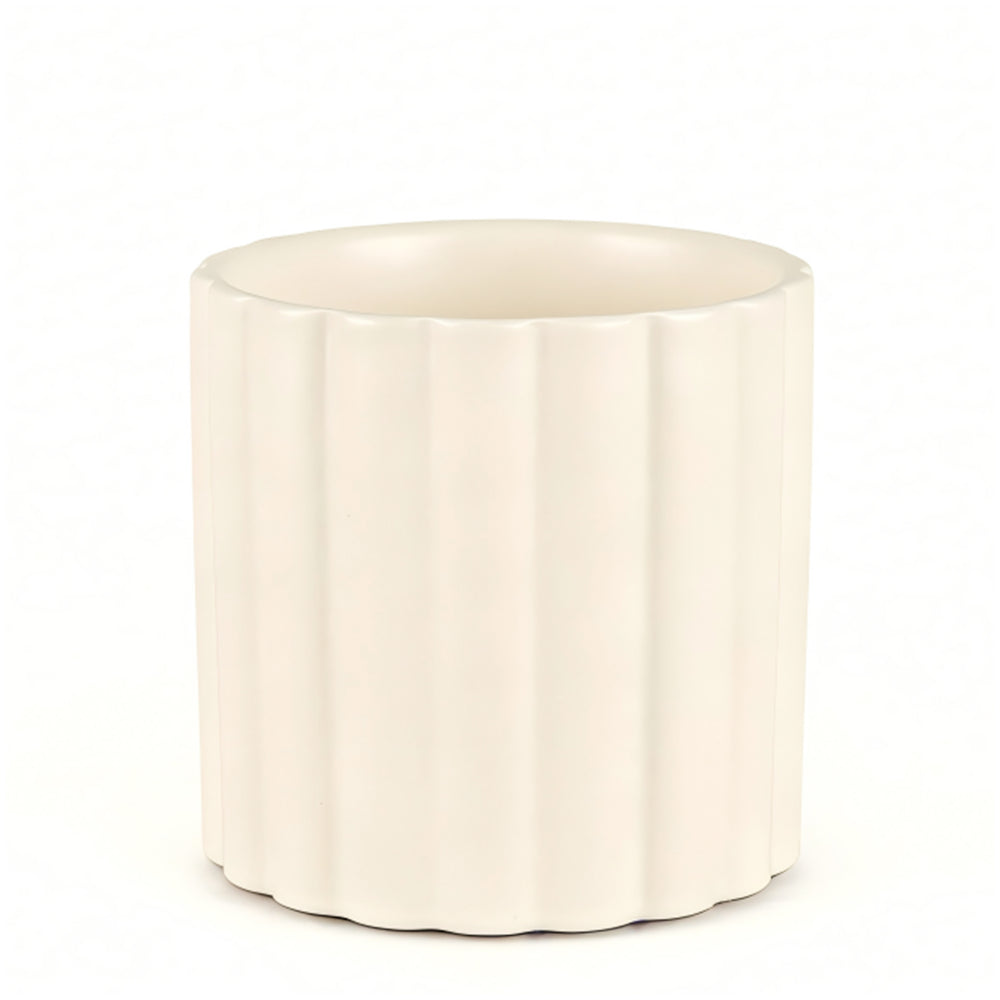 Cache-pot beige - Curl