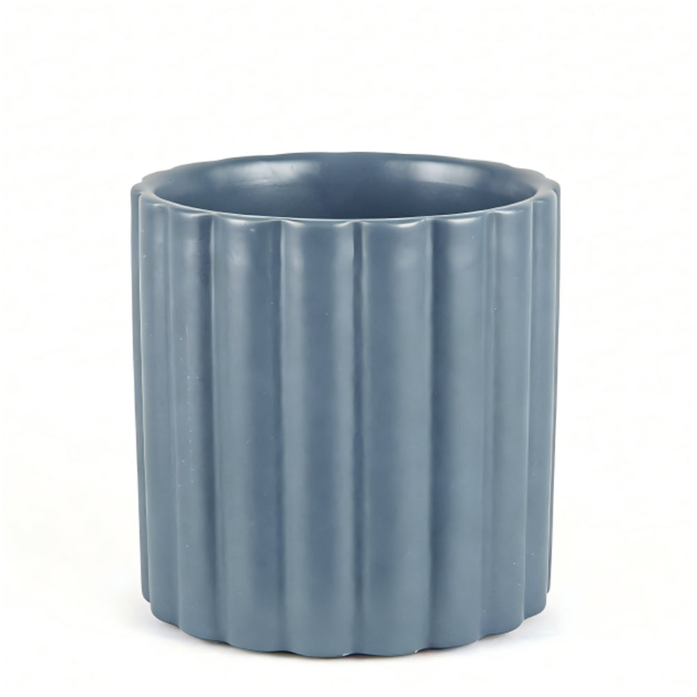 Cache-pot bleu mirage -Curl