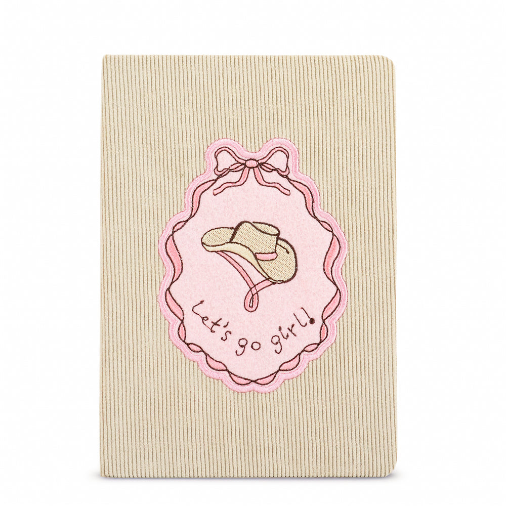 Corduroy notebook - Cowgirl