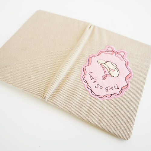 Corduroy notebook - Cowgirl
