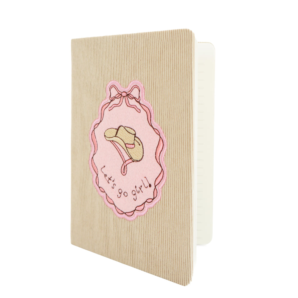 Corduroy notebook - Cowgirl