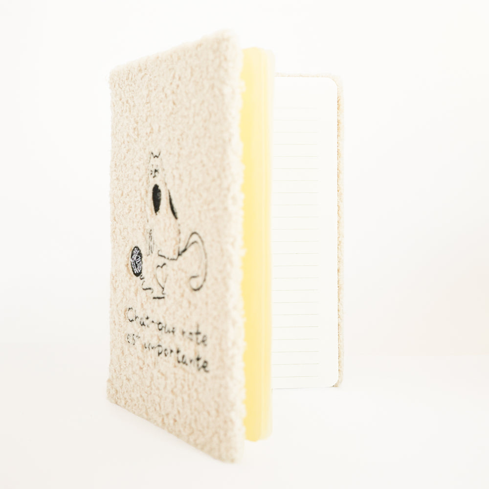 Bouclé wool notebook - Cat