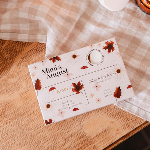 Cubes de cire - Ambre