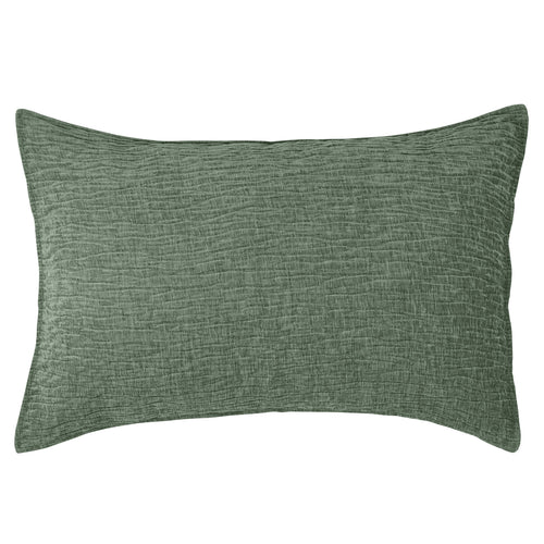 Couvre-oreiller rectangle vert - Barbara