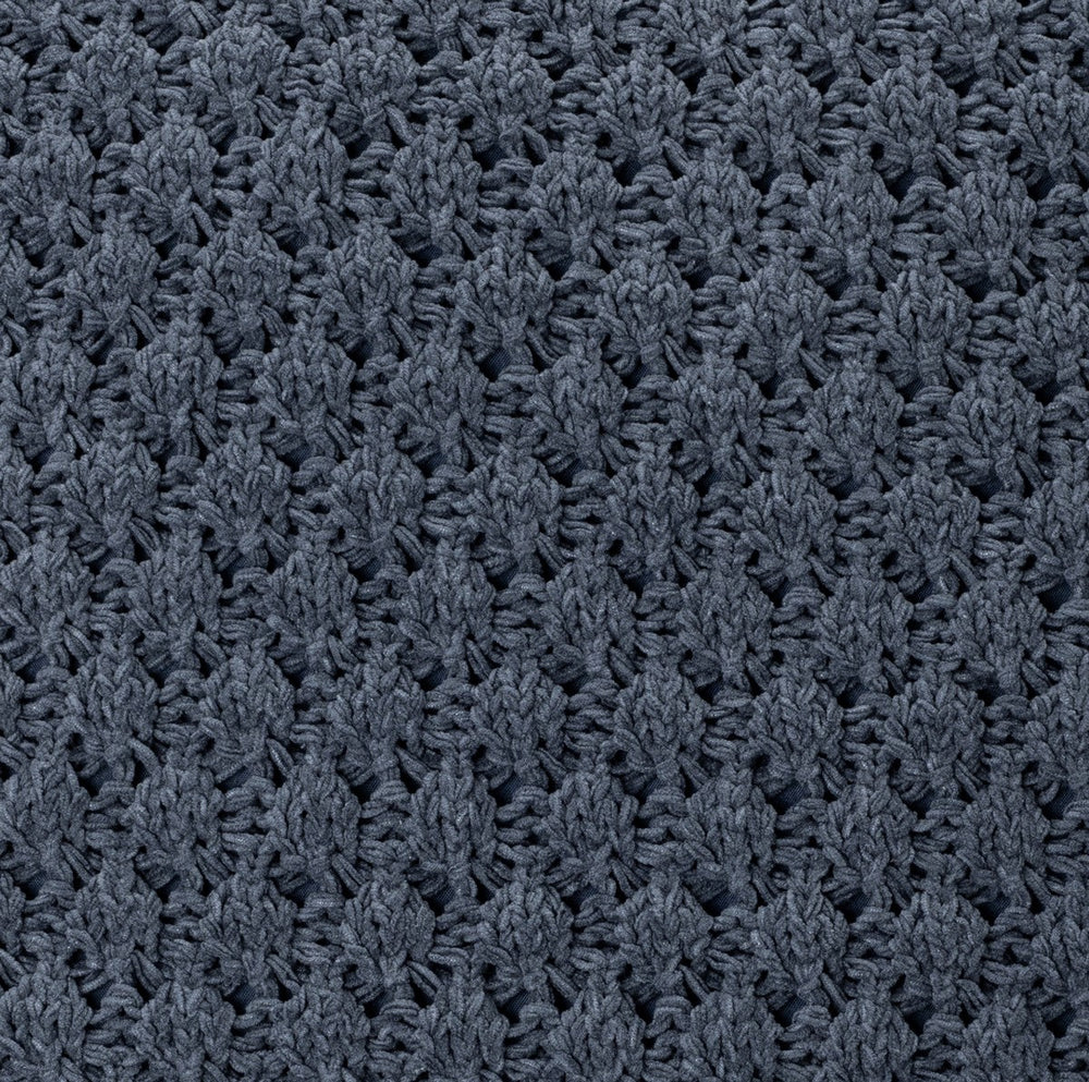 Standard blue chenille cushion - Basket