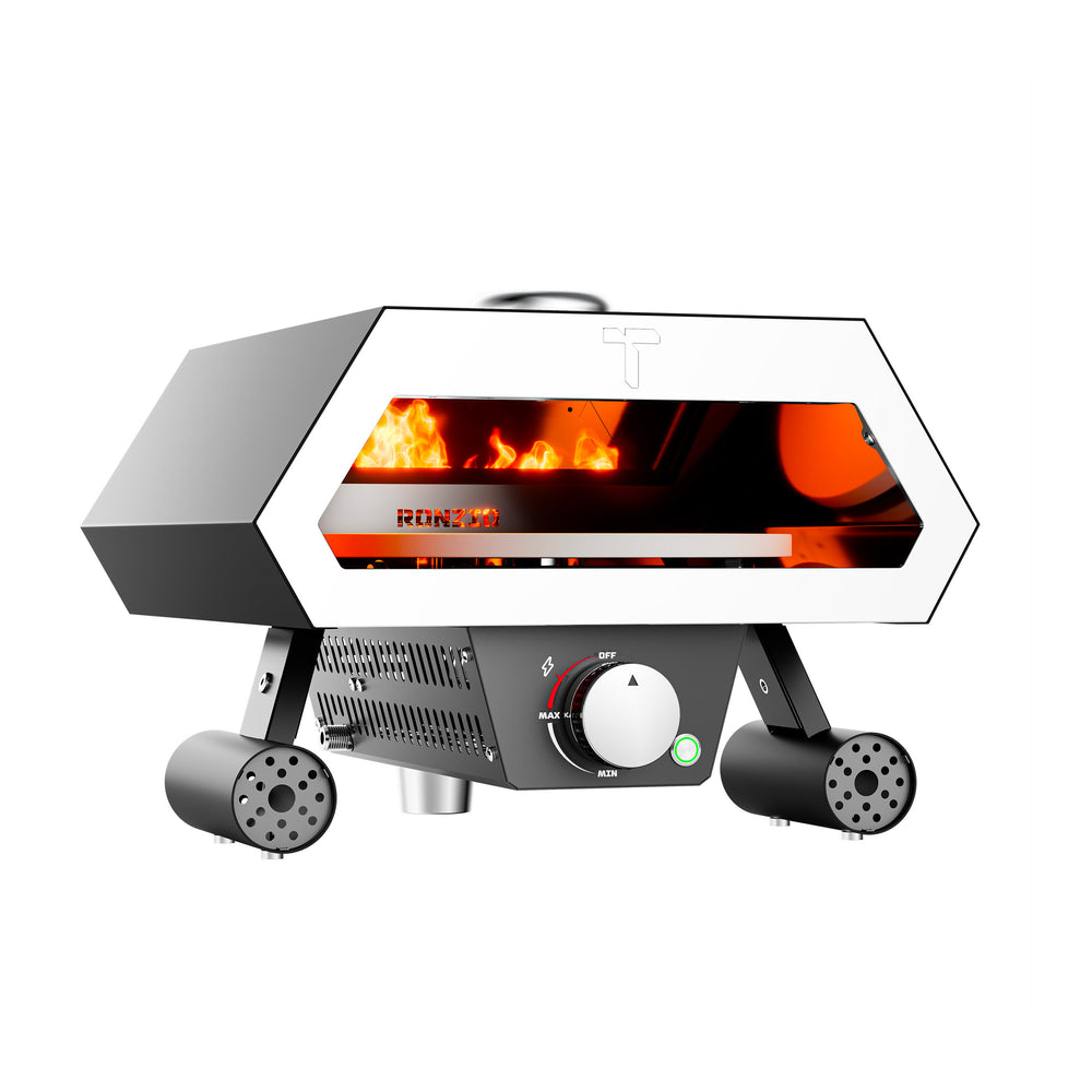 Rotating pizza oven - Black Ronzio 12"