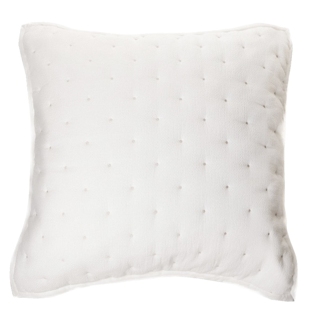 Housse de coussin européen - Blanche