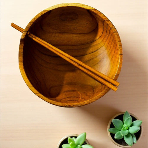 Ensemble de 2 bols & baguettes