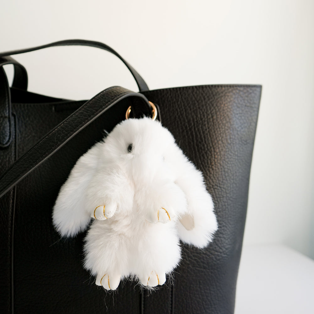 Porte-clé toutou - Lapin blanc