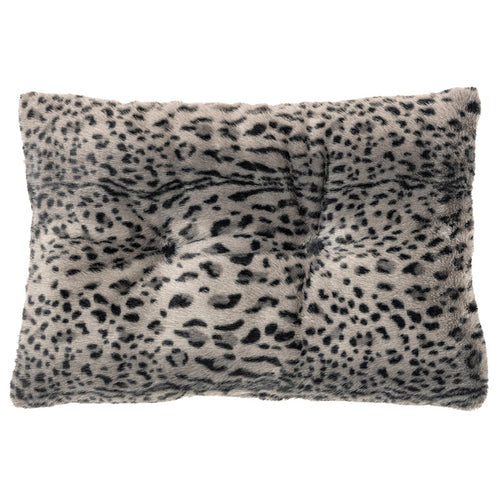 Rectangular cushion with black cheetah print - Cheetah