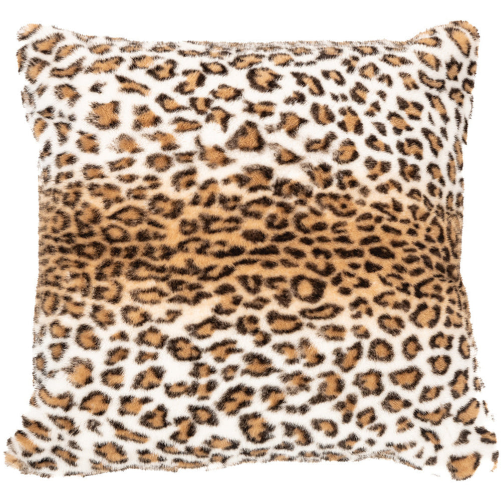 European cushion with brown cheetah print - Cheetah