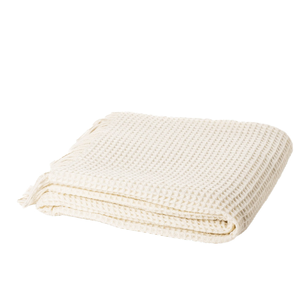 Jeté gaufré crème - Coco