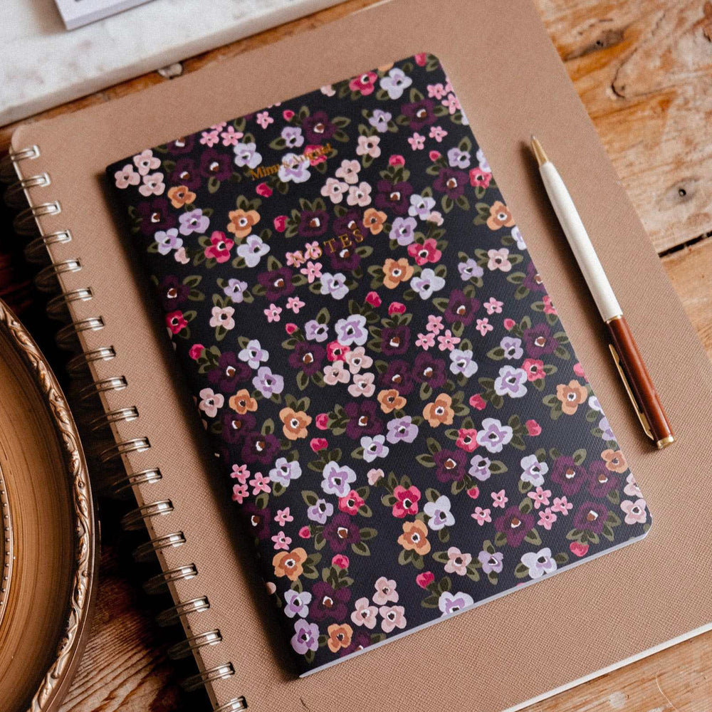 Carnet de notes - Champs de fleurs