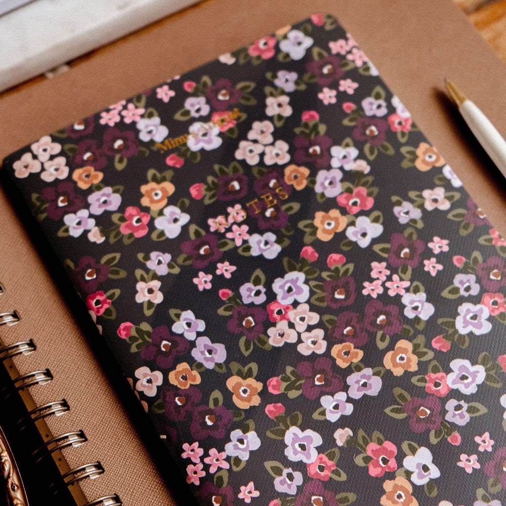Carnet de notes - Champs de fleurs