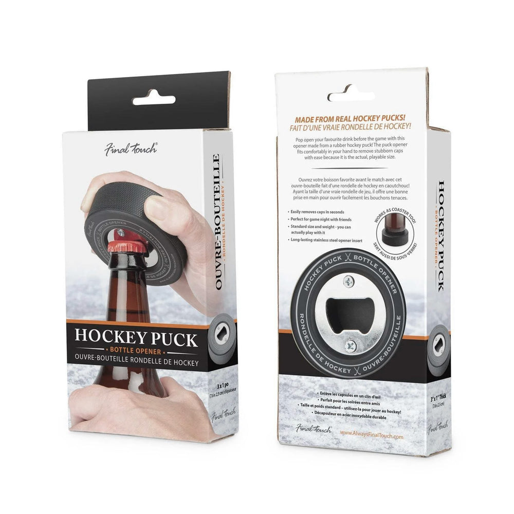 Bottle opener - Hockey puck