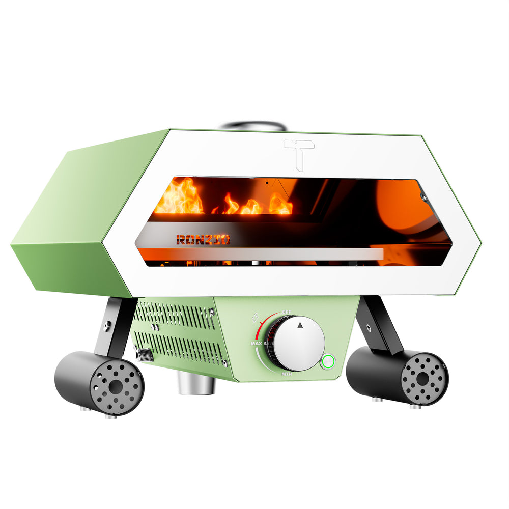 Rotating pizza oven - Green Ronzio 12"