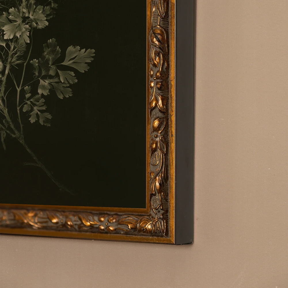 Toile vintage - Herbes des bois II