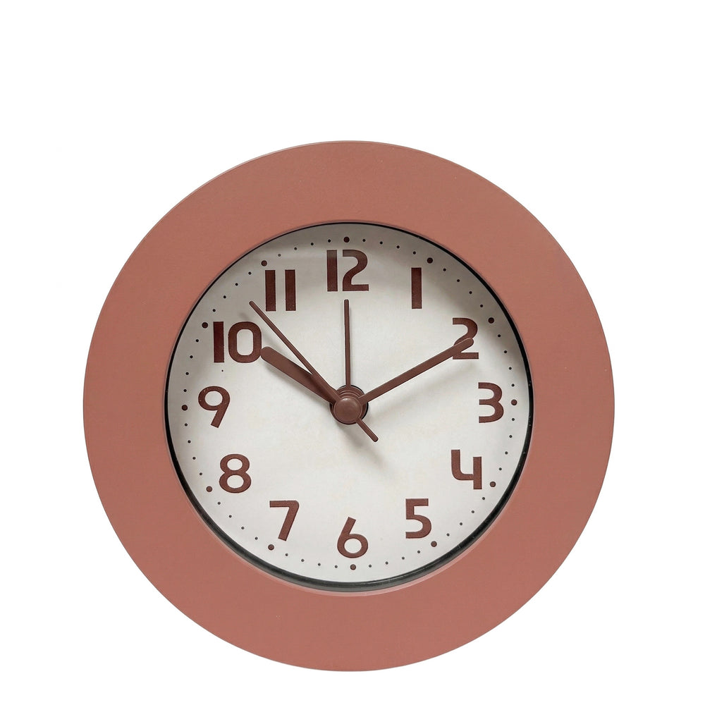 Dark pink alarm clock