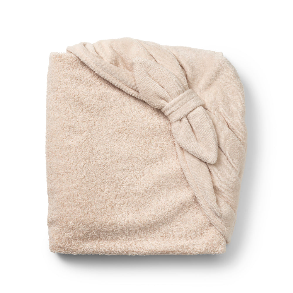 Hooded towel - Pink bow