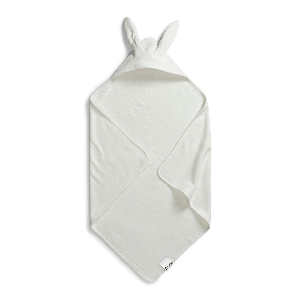 Serviette à capuche - Vanilla White Bunny