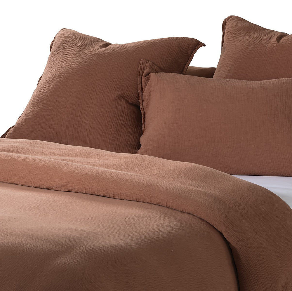 Brown duvet cover - Muslin